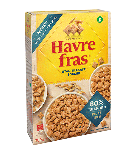 Havrefras utan tillsatt socker